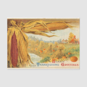 Papier Mousseline Vintage Thanksgiving Mix Series Design 16