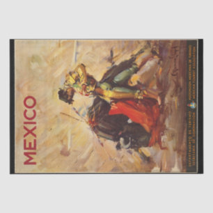 Papier Mousseline Vintage Travel Mexico