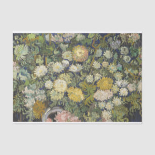 Papier Mousseline Vintage Vincent Van Gogh Bouquet de fleurs