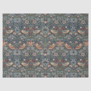 Papier Mousseline Vintage William Morris Strawberry Thief