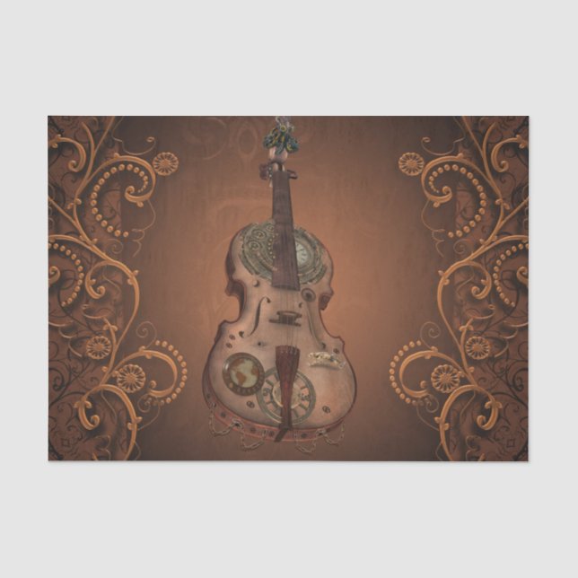 Papier Mousseline Violon à vapeur (Recto)