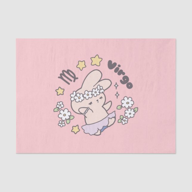 Papier Mousseline Virgo Loppi Tokki Bunny Série Zodiac (Recto)