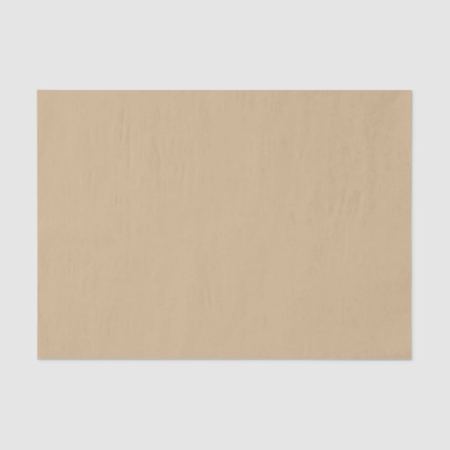 Papier Mousseline Vivid Solid Tan (Recto)