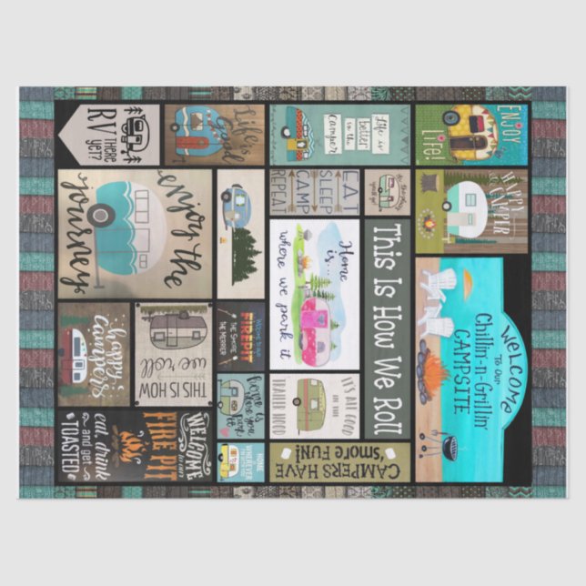 Papier Mousseline Voici comment nous roulons (Recto)