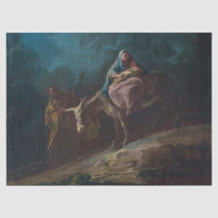 Papier Mousseline Vol vers l'Egypte par Francisco Goya Tissue Paper