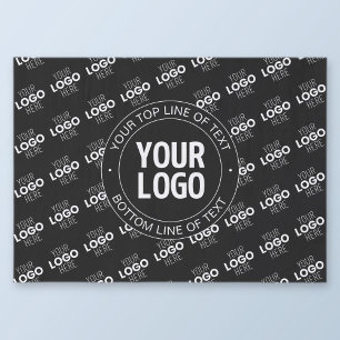 Papier Mousseline Votre logo et votre texte personnalisable avec Mot