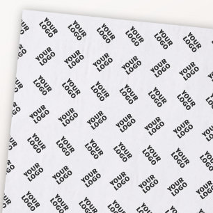 Papier Mousseline Votre logo Motif répété de substitution simple