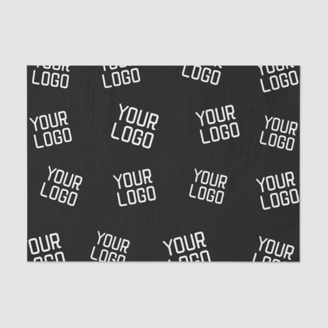 Papier Mousseline Votre logo ou image | Modèle de recherche aléatoir (Recto)