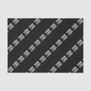 Papier Mousseline Votre logo, votre design ou votre photo en diagona