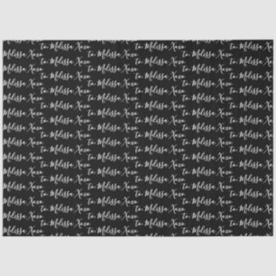 Papier Mousseline Votre nom 