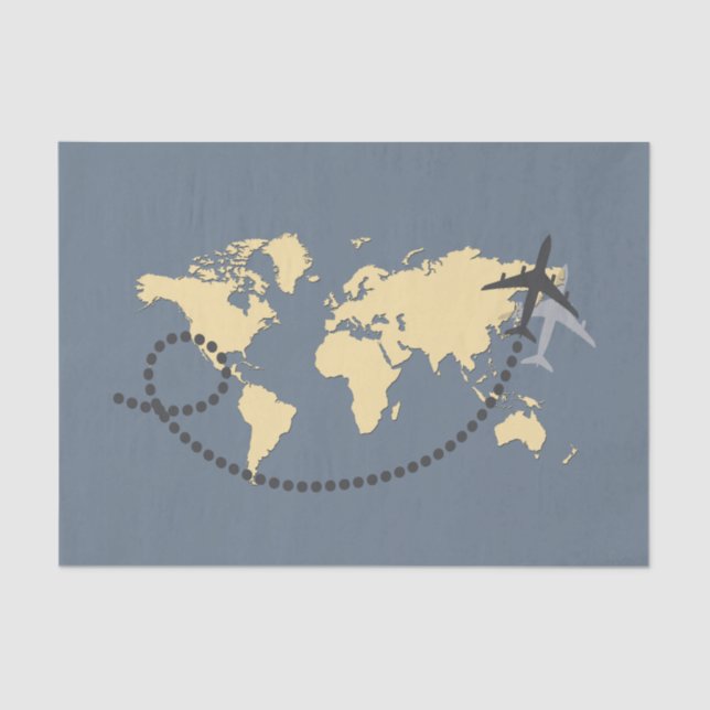 Papier Mousseline Voyons l'illustration du monde (Recto)