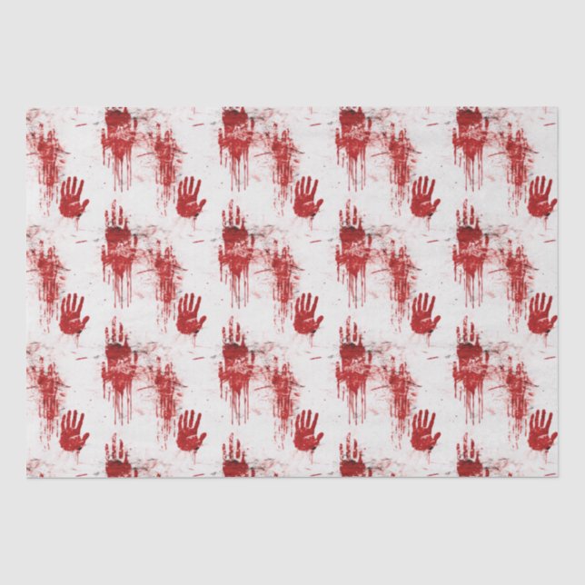 Papier Mousseline Vrai crime Motif d'horreur (Recto)