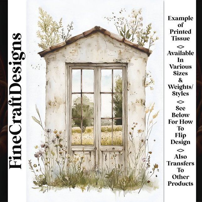 Papier Mousseline Vue de printemps à partir de la fenêtre de constru (Créateur téléchargé)