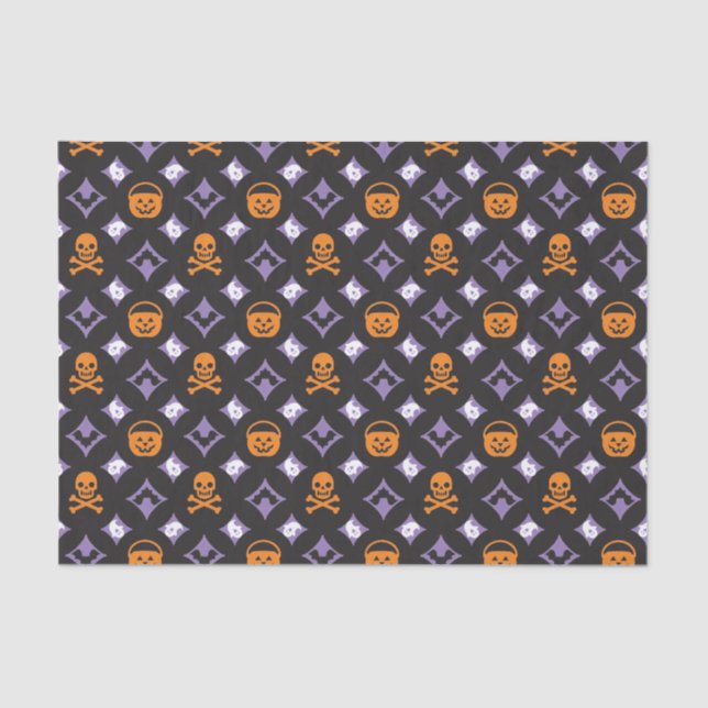 Papier Mousseline Vuitton ! LG d'impression Halloween traditionnel (Recto)