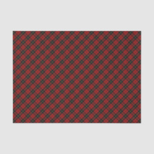 Papier Mousseline Wallace Tartan Scottish Clan Plaid Motif