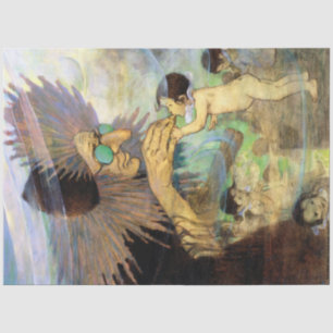 Papier Mousseline Water Baby and Fairy, Jessie Willcox Smith