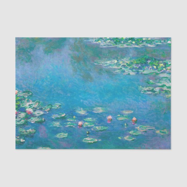Papier Mousseline Water Lilies by Claude Monet (Recto)