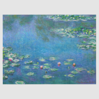 Papier Mousseline Water Lilies by Claude Monet