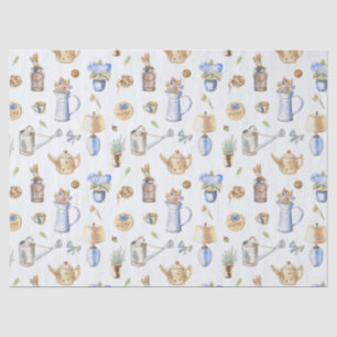 Papier Mousseline Watercolor Country Living et Summer Garden
