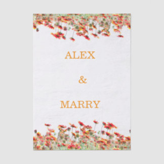 Papier Mousseline Wedding Birthday Baby Shower INVITATION CARD