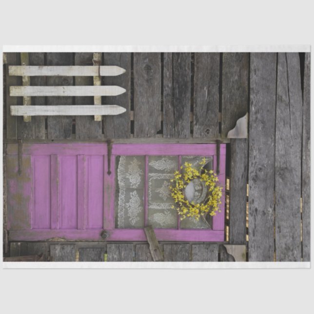 Papier Mousseline Welcome to the Farm (Recto)