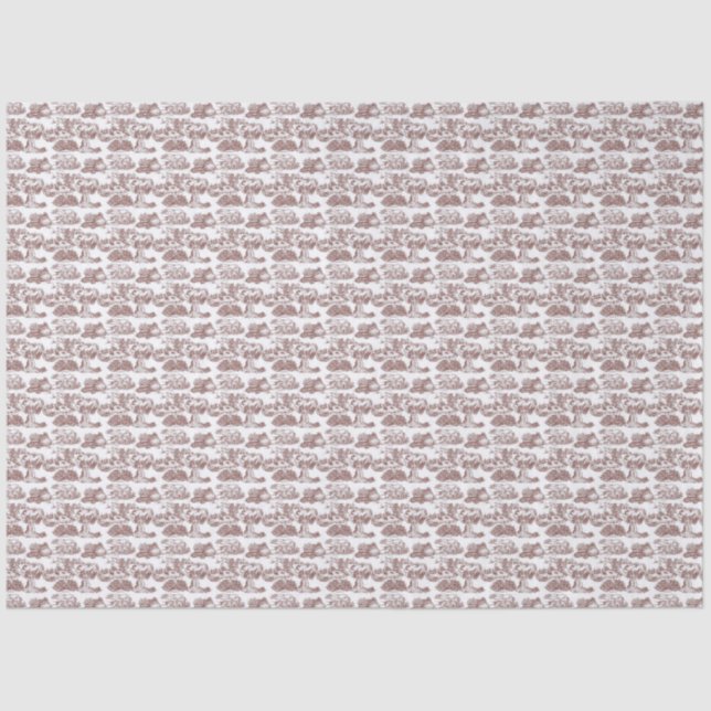 Papier Mousseline WHEATEN Terrier Sepia Toile (Recto)