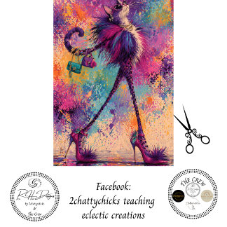 Papier Mousseline Whimsical Fashion Boutique Cat Decor 