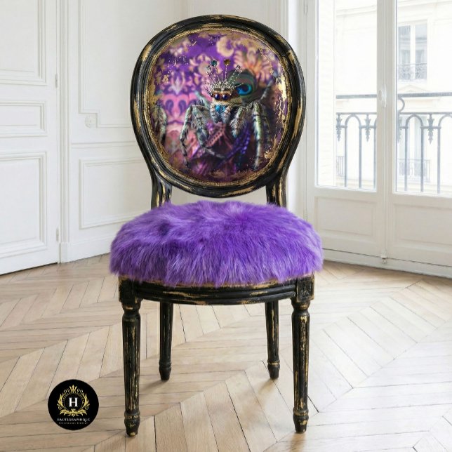 Papier Mousseline Whimsical Purple Regal Spider Art (Créateur téléchargé)