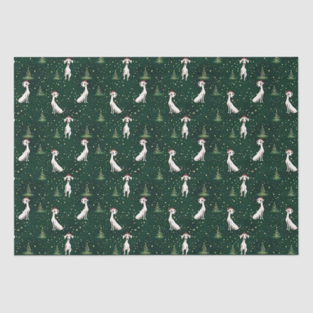 Papier Mousseline Whippet Whimsy Christmas (Recto)