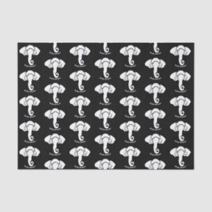 Papier Mousseline White Elephant Family Home Adresse Républicaine