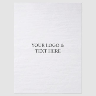 Papier Mousseline White Personalized – Your Logo & Text Here