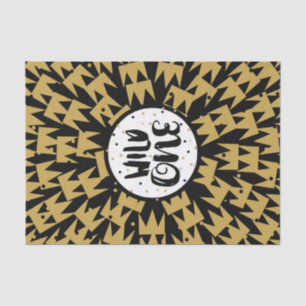 Papier Mousseline Wild One King of Things Crown 1st Birthday Party