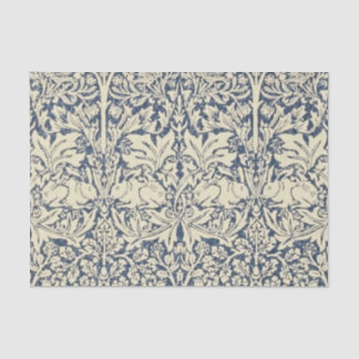 Papier Mousseline William Morris, Art nouveau, motif, gris, nature,