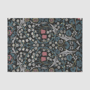 Papier Mousseline William Morris Blackthorn Floral Art Nouveau