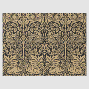 Papier Mousseline William Morris Brer Rabbit Motif Vintage