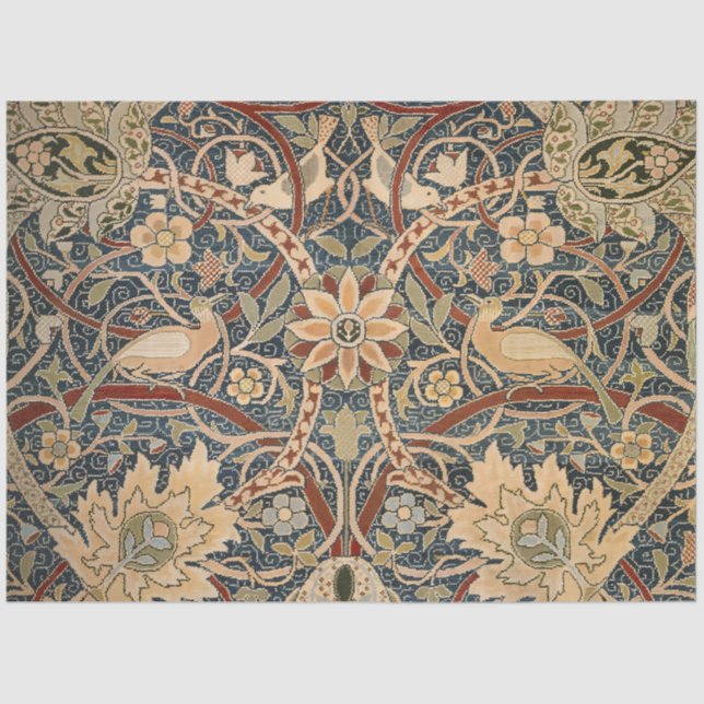 Papier Mousseline William Morris Bullerswood Tapisserie Faux (Recto)
