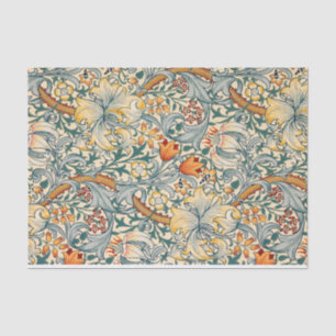 Papier Mousseline William Morris Floral Design Tissue Paper