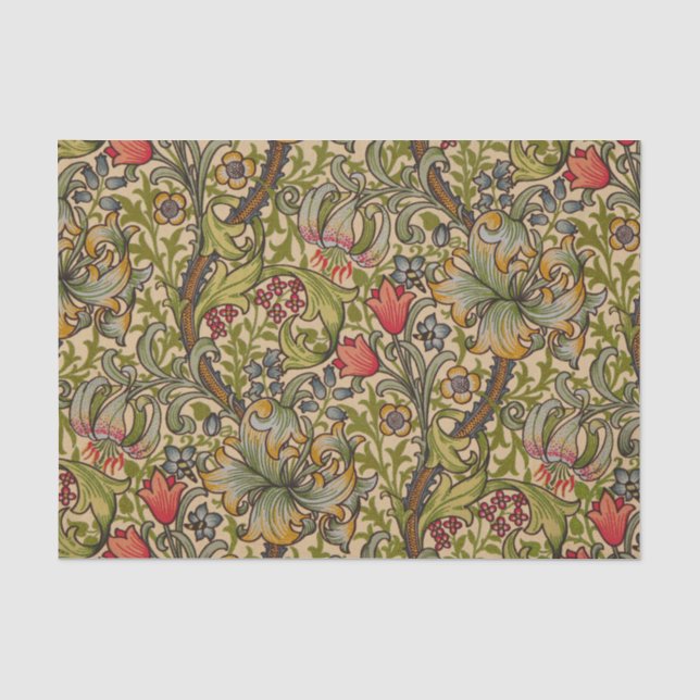 Papier Mousseline William Morris Golden Lily (Recto)