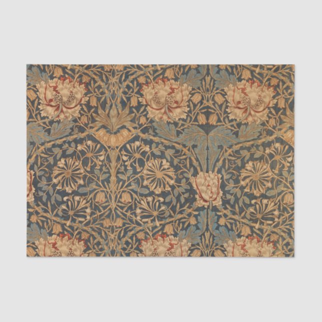 Papier Mousseline William Morris Honeysuckle Rich Wallpaper (Recto)