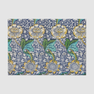 Papier Mousseline William Morris Kennet célèbre motif