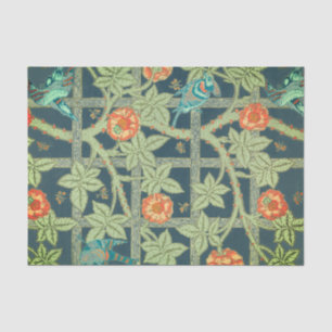 Papier Mousseline William Morris LEAF ET BIRD MOTIF Tissue Paper
