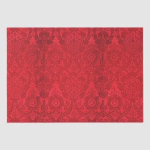 Papier Mousseline William Morris motif en velours de soie gaufrée