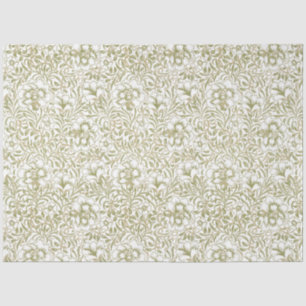 Papier Mousseline William Morris Motif Vintage Carnation