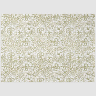 Papier Mousseline William Morris Motif Vintage Carnation