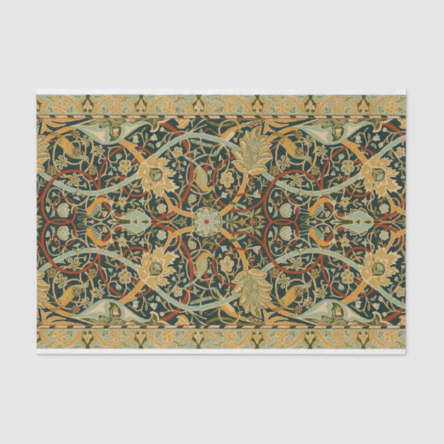 Papier Mousseline William Morris Perse Art oriental de la moquette (Recto)