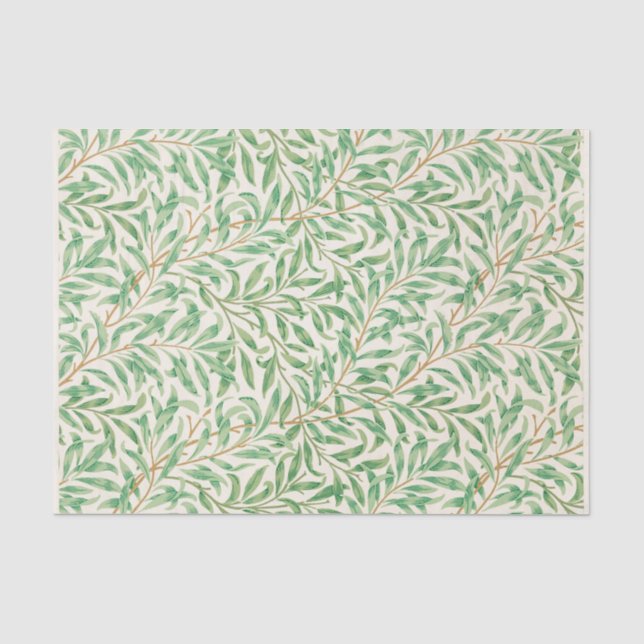 Papier Mousseline William Morris. Saumon. (Recto)