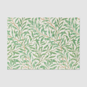 Papier Mousseline William Morris. Saumon. Verdure vintage