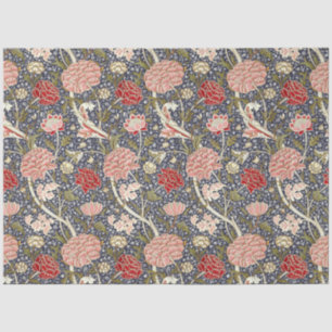 Papier Mousseline William Morris Vintage Cray Motif floral