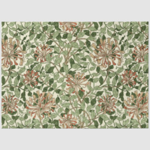 Papier Mousseline William Morris Vintage Honeysuckle Motif