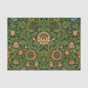 Papier Mousseline William Morris Violet et Columbine Art Rug